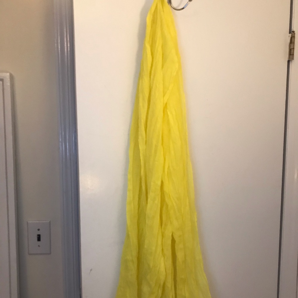 Rachel Roy Scarf Wrap Bright Yellow ..New No Tags - Picture 2 of 3
